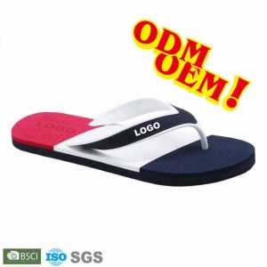 Räätälöity logo ulkoilma kesärannan tukkumyynti Hot Sales Men PVC Strap Casual Comfort Sport Eva Flip Flops FlipFlops Topsut